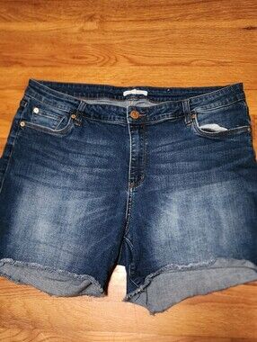 Plus Size Womens Cut Off Shorts